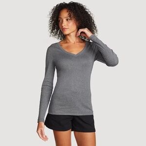 TALL Eddie Bauer Favorite T-Shirt Dark Gray